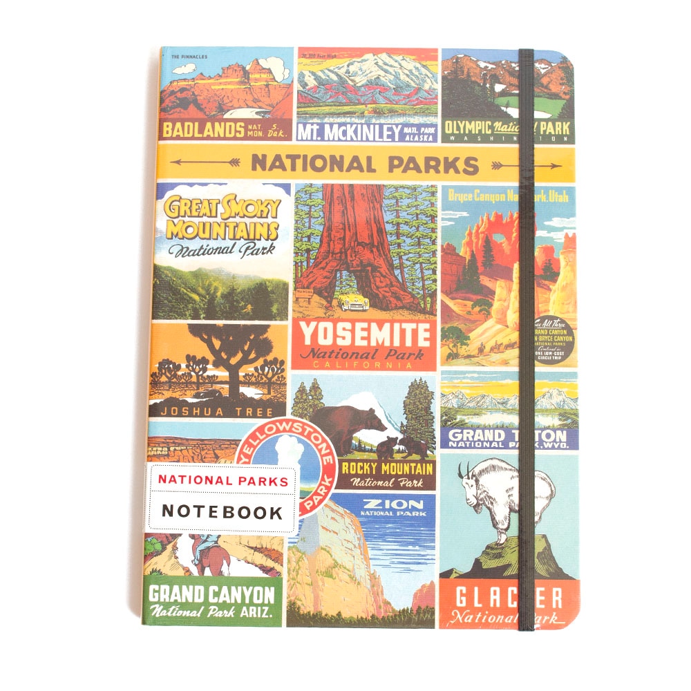 Cavallini, Large Notebook, 6"x8", National Parks